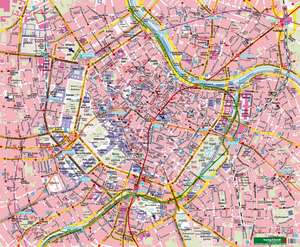 Wall map: Vienna city center map 1:6,250