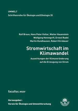 Stromwirtschaft im Klimawandel de Ralf Braun