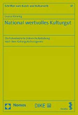 Kimmig, L: National wertvolles Kulturgut