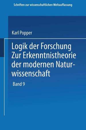 Logik der Forschung de Karl Popper