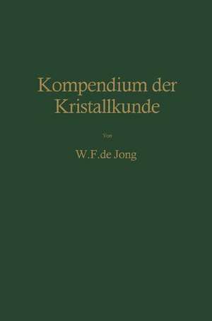 Kompendium der Kristallkunde de J. Bouman