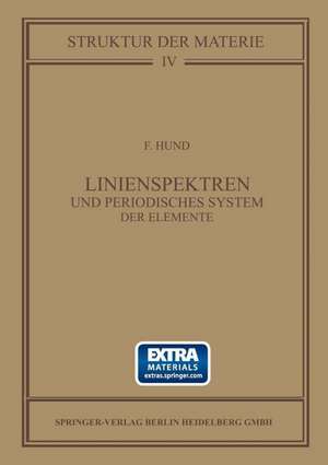 Linienspektren und Periodisches System der Elemente de Friedrich Hund