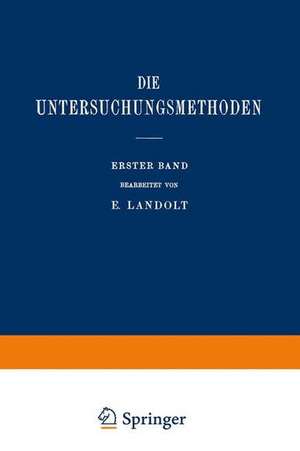 Die Untersuchungsmethoden de Edmont Landolt