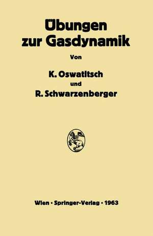 Übungen zur Gasdynamik: 255 Aufgaben nebst Lösungen mit einer Sammlung von Formeln und Tabellen de Klaus Oswatitsch