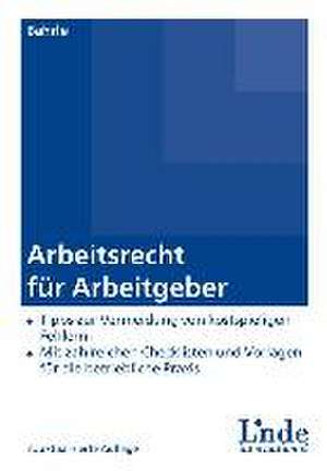 Arbeitsrecht für Arbeitgeber de Ralph Jürgen Bährle