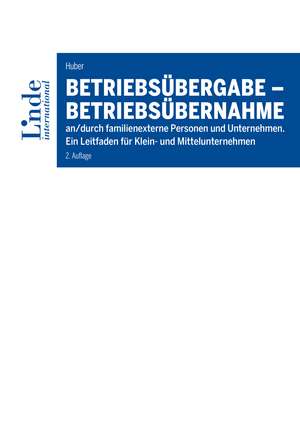 Betriebsübergabe - Betriebsübernahme de Albert Huber