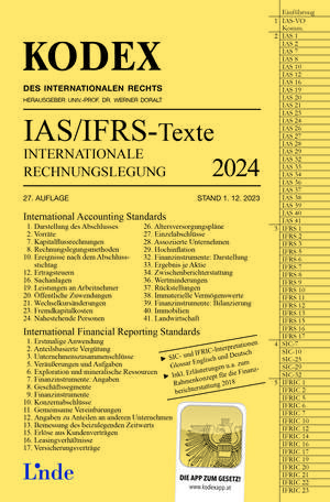 KODEX IFRS - Rechnungslegungsstandards 2024 de Alfred Wagenhofer