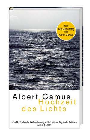 Hochzeit des Lichts Neu de Albert Camus