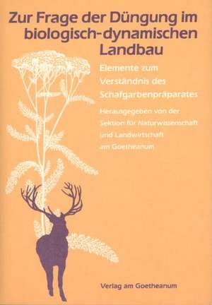 Zur Frage der Düngung im biologisch-dynamischen Landbau de Markus Hurter