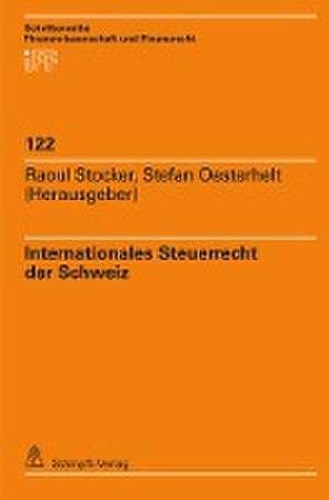 Internationales Steuerrecht der Schweiz de Raoul Stocker