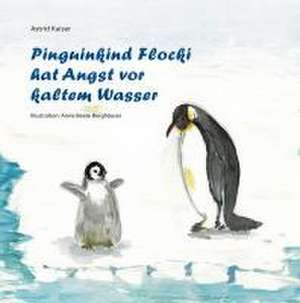 Pinguinkind Flocki hat Angst vor kaltem Wasser de Astrid Kaiser