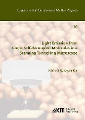 Light Emission from Single Self-decoupled Molecules in a Scanning Tunnelling Microscope de Vibhuti Narayan Rai