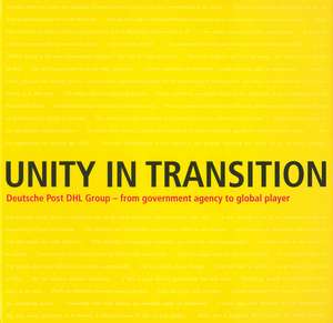 Unity in Transition Deutsche Post Dhl Group: English Definitions with Translations Into de Walter Maschke