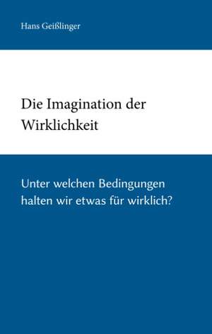 Die Imagination der Wirklichkeit de Hans Geißlinger