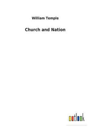 Church and Nation de William Temple