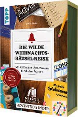 Die Rätselbibliothek. Adventskalender - Die wilde Weihnachts-Rätsel-Reise. Mit 24 Escape-Abenteuern durch den Advent de Stefan Heine