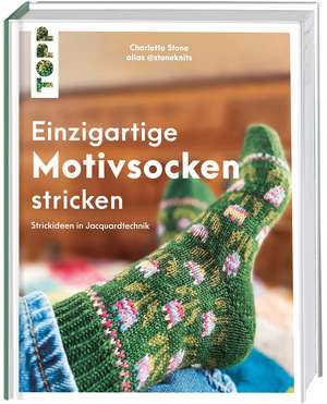 Einzigartige Motivsocken stricken de Charlotte Stone