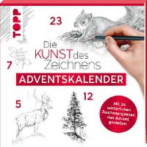 Adventskalender Die Kunst des Zeichnens de Frechverlag