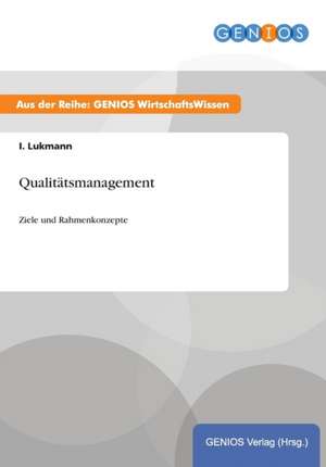 Qualitätsmanagement de I. Lukmann