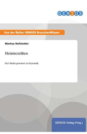 Heimtextilien de Markus Hofstetter