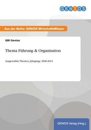 Thema Führung & Organisation de Gbi Genios