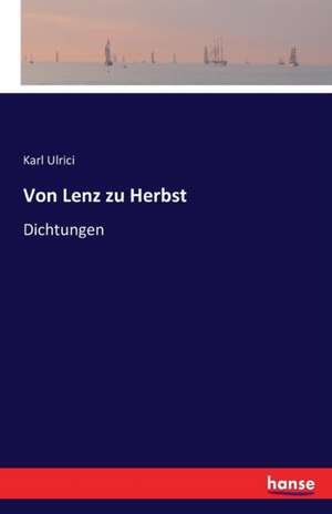 Von Lenz zu Herbst de Karl Ulrici