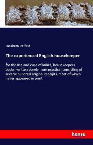 The experienced English housekeeper de Elizabeth Raffald