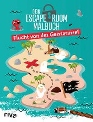 Dein Escape-Room-Malbuch - Flucht von der Geisterinsel de Emma Hegemann