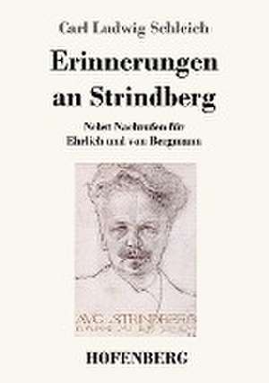 Erinnerungen an Strindberg de Carl Ludwig Schleich