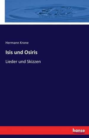 Isis und Osiris de Hermann Krone