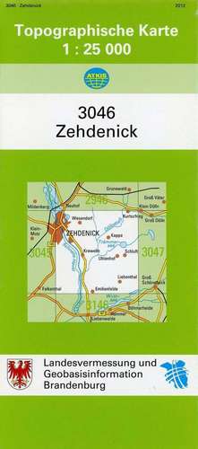 Zehdenick 1 : 25 000