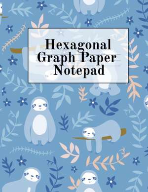 Hexagonal Graph Paper Notepad de Crafty Hexagon