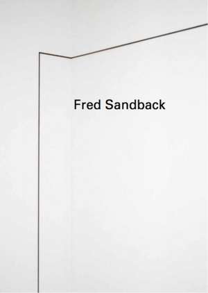 Fred Sandback. Threading Space de Lilian Tone
