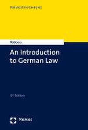 An Introduction to German Law de Gerhard Robbers