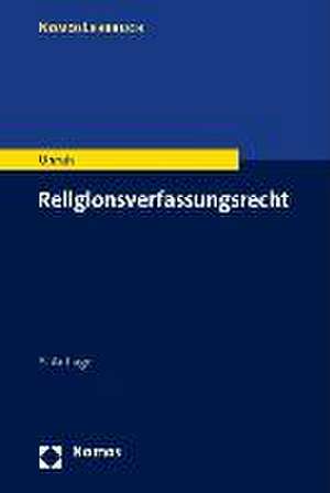 Religionsverfassungsrecht de Peter Unruh