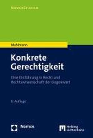 Konkrete Gerechtigkeit de Matthias Mahlmann