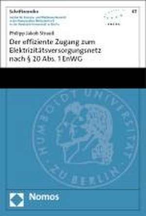 Der effiziente Zugang zum Elektrizitätsversorgungsnetz nach § 20 Abs. 1 EnWG de Philipp Jakob Strauß