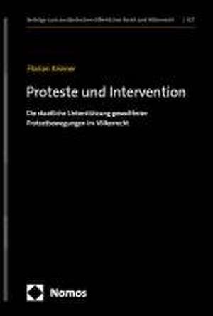 Proteste und Intervention de Florian Kriener