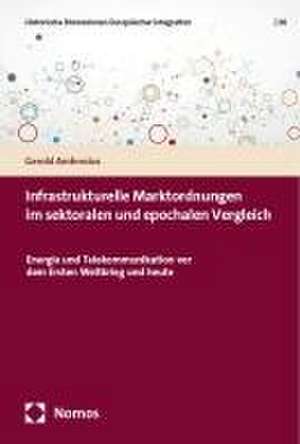 Infrastrukturelle Marktordnungen im sektoralen und epochalen Vergleich de Gerold Ambrosius