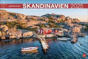 Skandinavien Globetrotter Kalender 2025 - Von stillen Wäldern, Seen und Fjorden de Heye