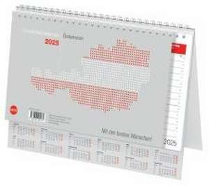 Schreibtischkalender Österreich groß 2025 de Heye