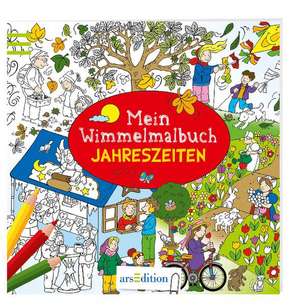 Mein Wimmelmalbuch Jahreszeiten