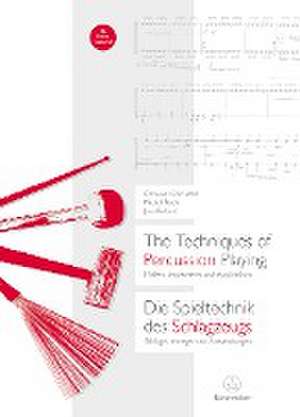 The Techniques of Percussion Playing / Die Spieltechnik des Schlagzeugs de Christian Dierstein