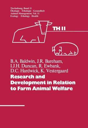 Research and Development in Relation to Farm Animal Welfare de Duncan