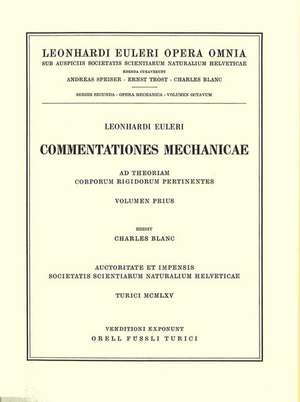 Mechanica sive motus scientia analytice exposita 2nd part de Leonhard Euler