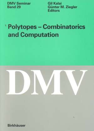 Polytopes - Combinations and Computation de Gil Kalai