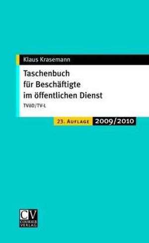 Taschenbuch für Beschäftigte im öffentlichen Dienst de Klaus Krasemann