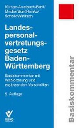 Landespersonalvertretungsgesetz Baden-Württemberg de Wolf Klimpe-Auerbach