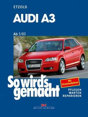 So wirds gemacht. AUDI A3 von 5/03 bis 10/12 de Hans-Rüdiger Etzold