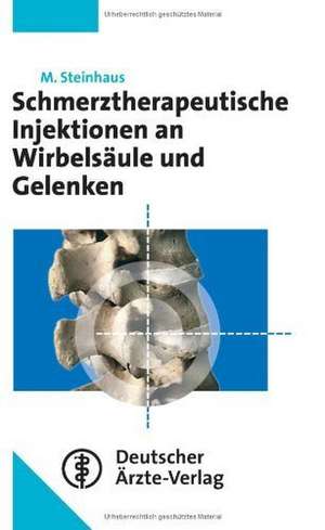 Schmerztherapeutische Injektionstechniken an Wirbelsäule und Gelenken de Michael Steinhaus